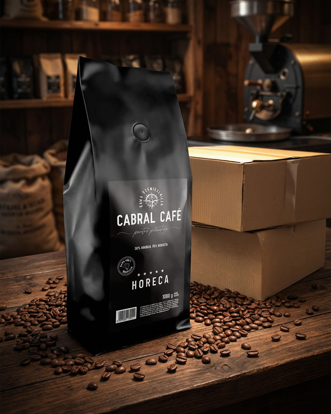 Кава в зернах CABRAL CAFE Crema (кустарна) 1 кг