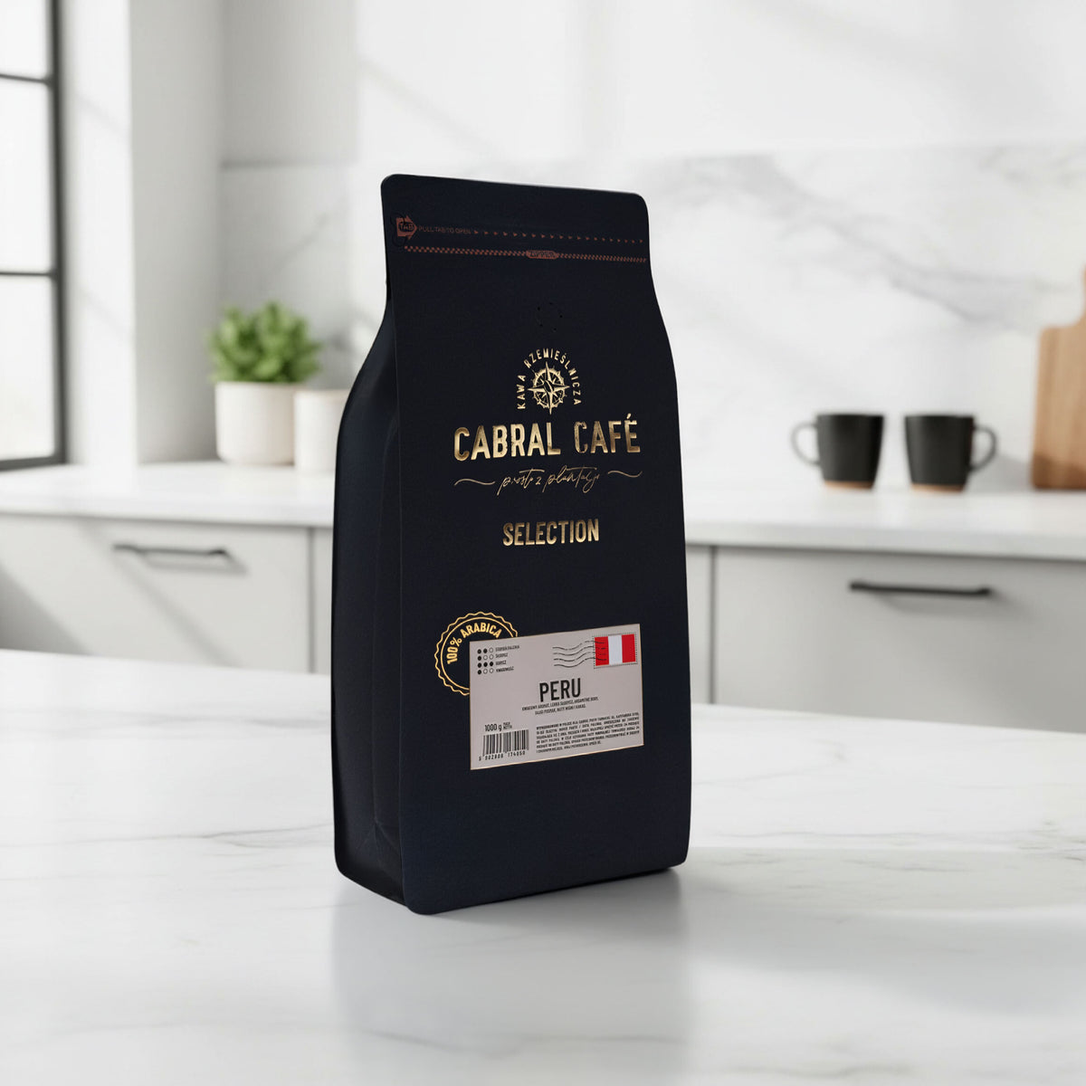 Kawa ziarnista CABRAL CAFE Selection Peru 2 x 1 kg