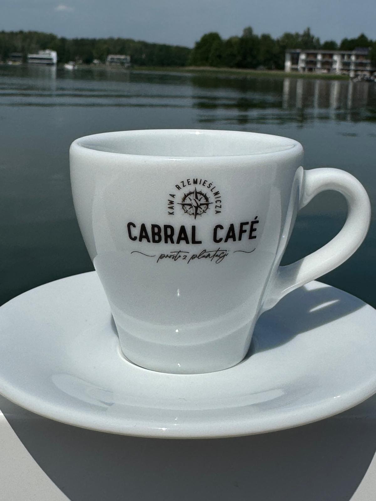 Filiżanka 70ml Cabral Cafe ze spodkiem - Espresso & Ristretto