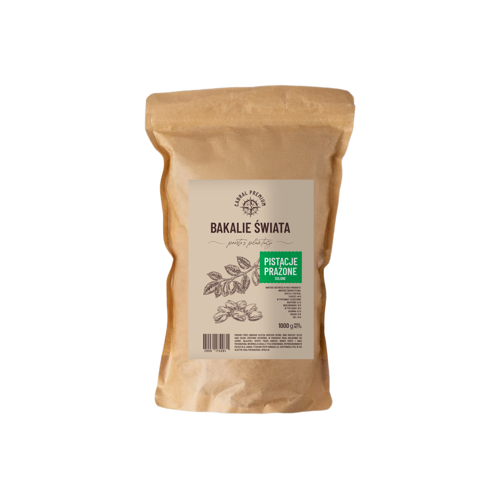 Pistacje prażone 1 kg