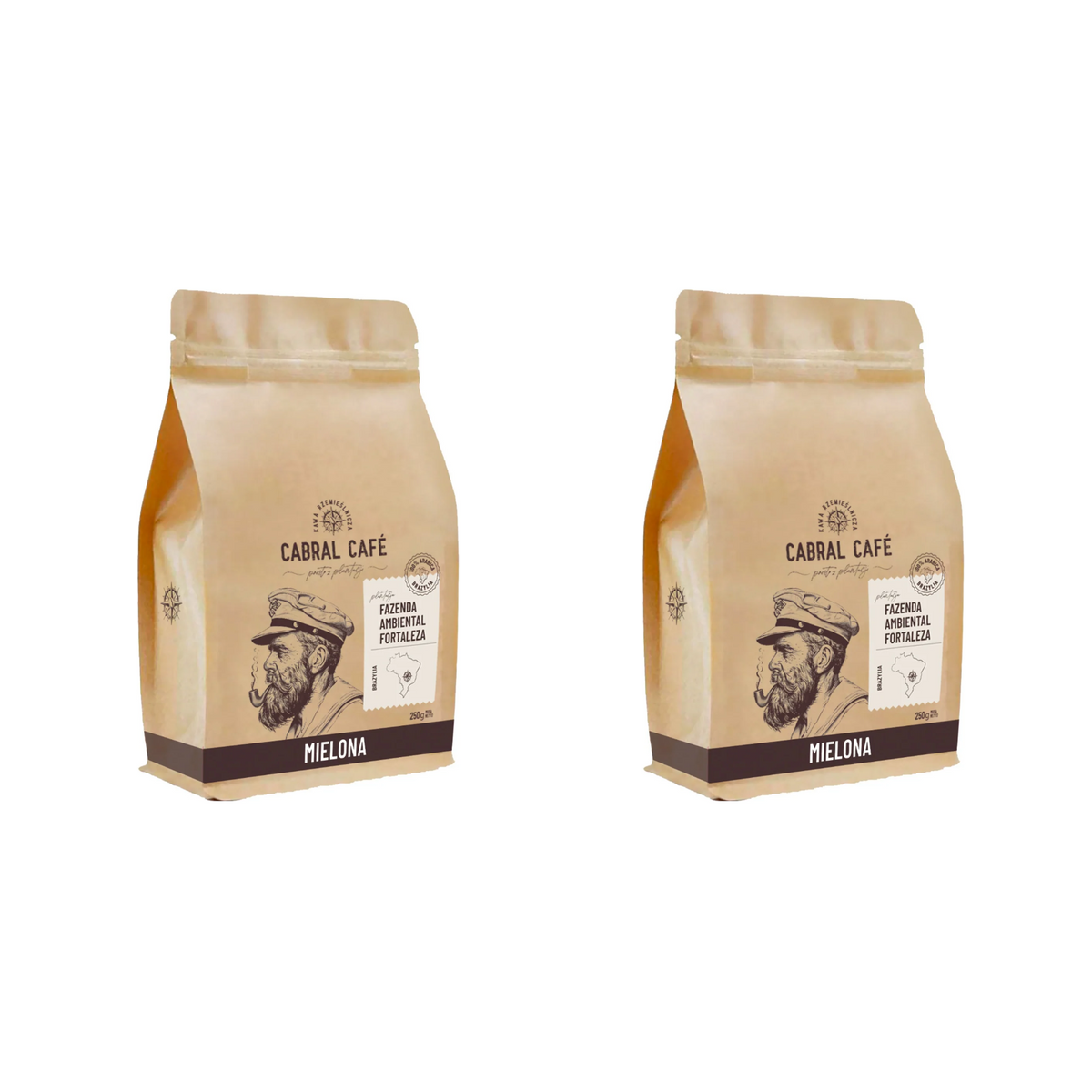 Kawa mielona CABRAL CAFE Fazenda Ambiental Fortaleza (Rzemieślnicza) 2 x 250 gram