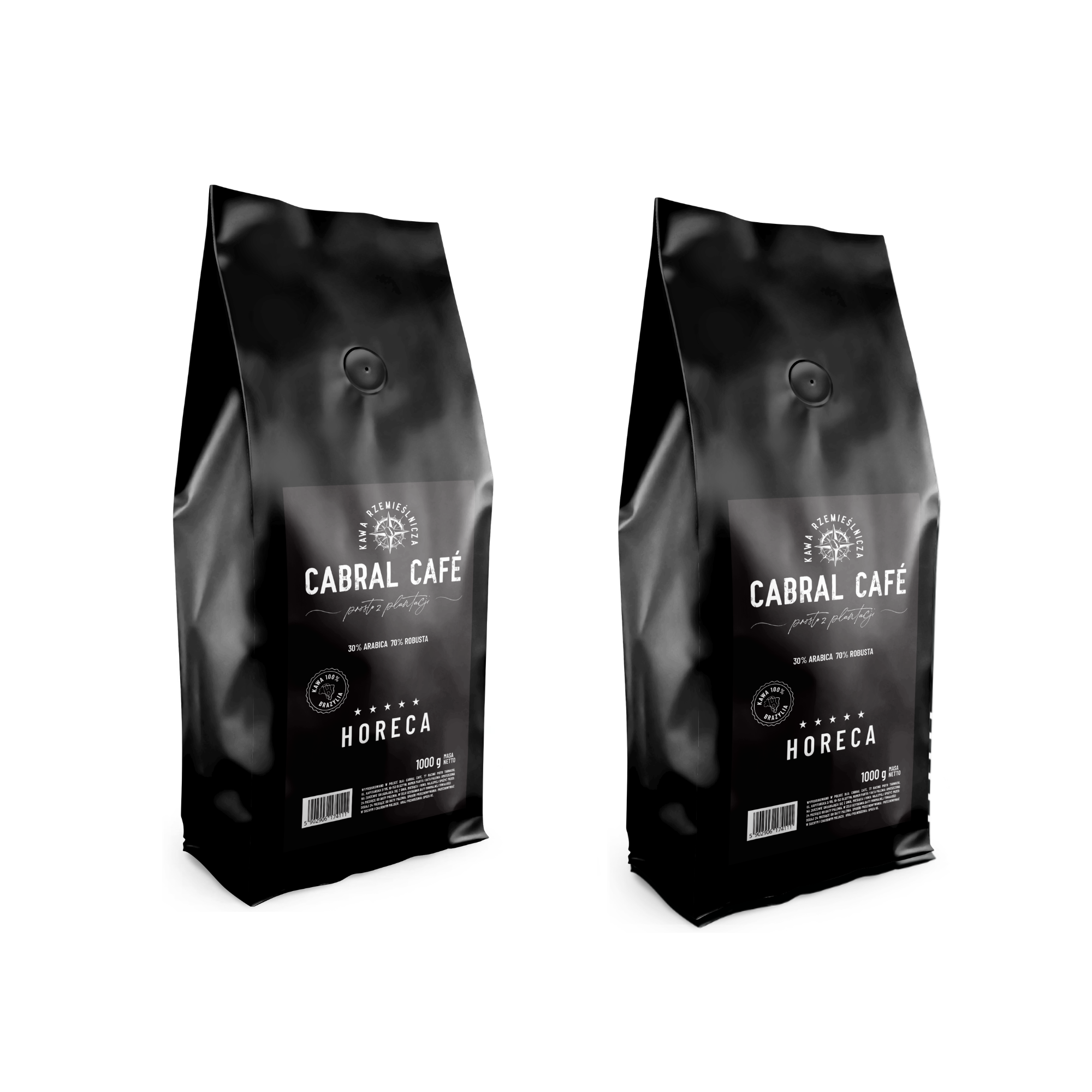 Кава в зернах CABRAL CAFE Crema (кустарна) 1 кг