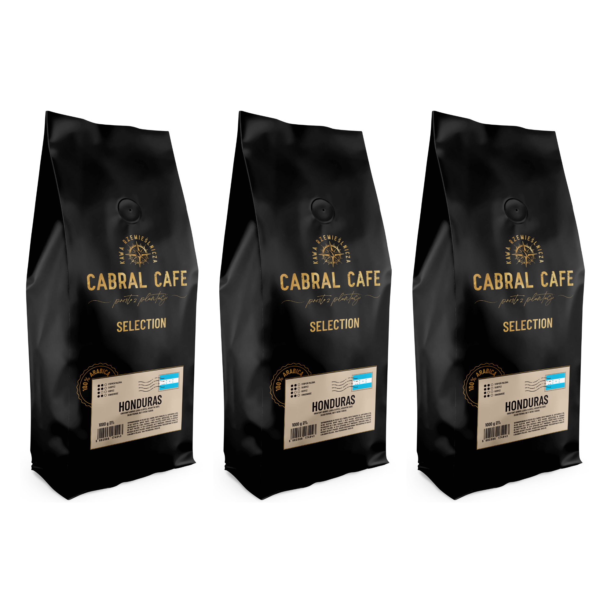 Kawa ziarnista CABRAL CAFE Selection Honduras 1 kg