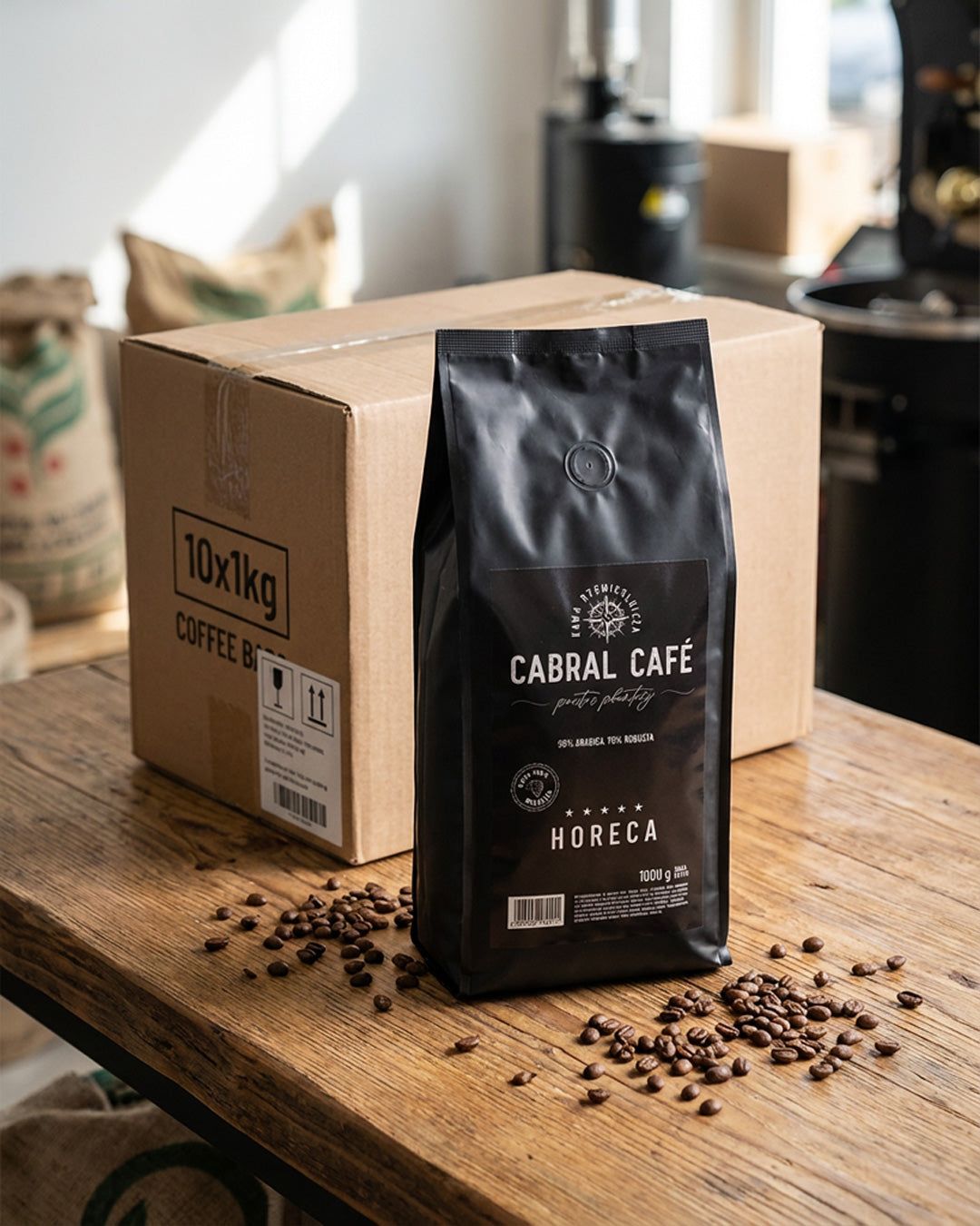 Кава в зернах CABRAL CAFE Crema (кустарна) 1 кг