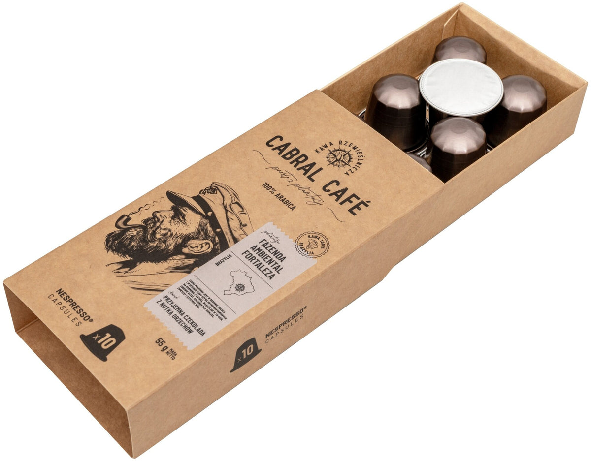 Kapsułki CABRAL CAFE Fazenda Ambiental Fortaleza do ekspresu Nespresso 30 kapsułek (3 x 10)