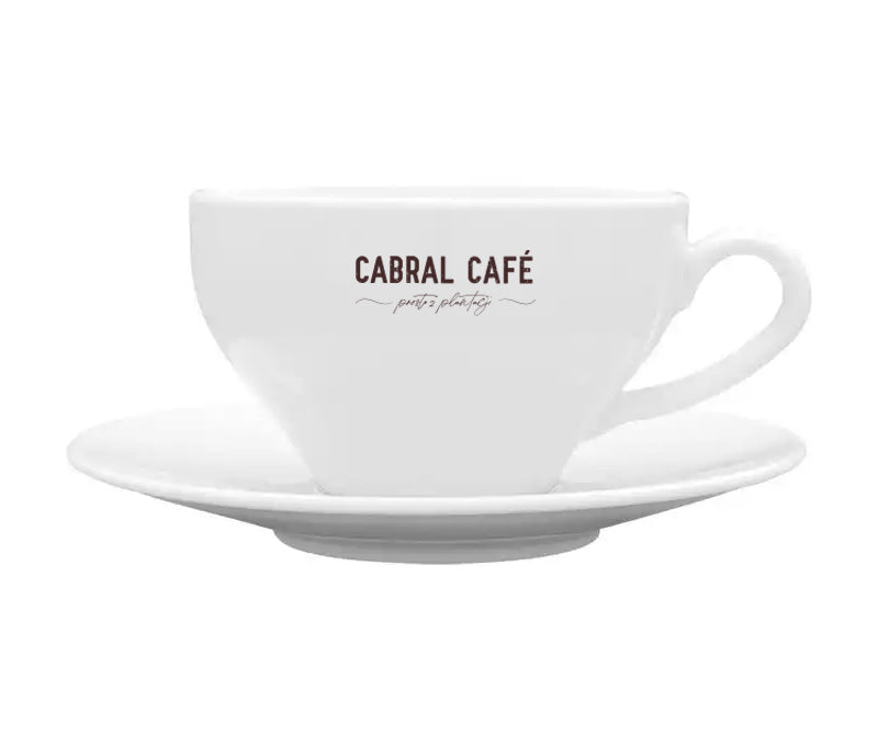 Filiżanka 200 ml Cabral Cafe ze spodkiem - Americano & Doppio