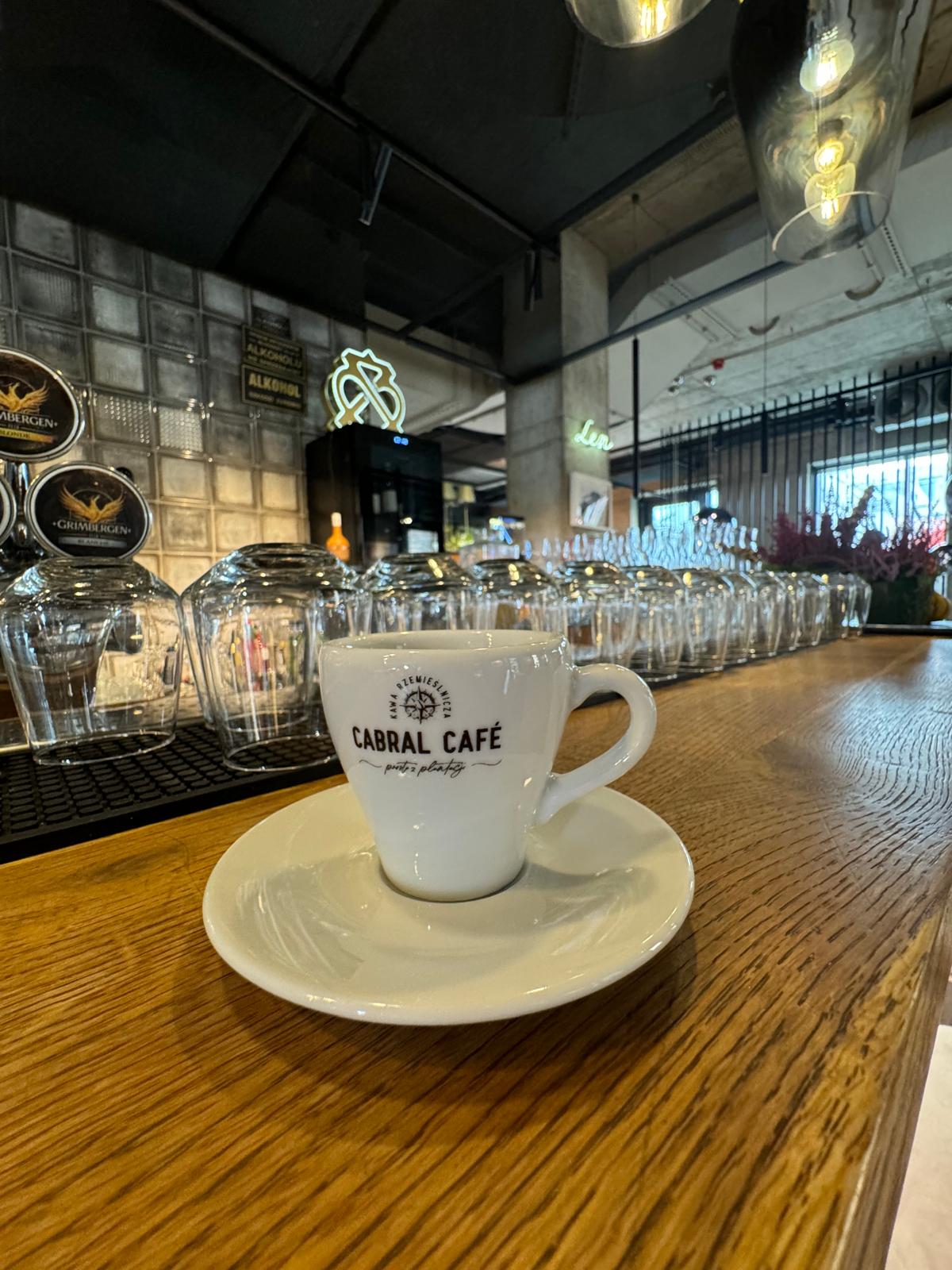 Filiżanka 70ml Cabral Cafe ze spodkiem - Espresso &  Ristretto