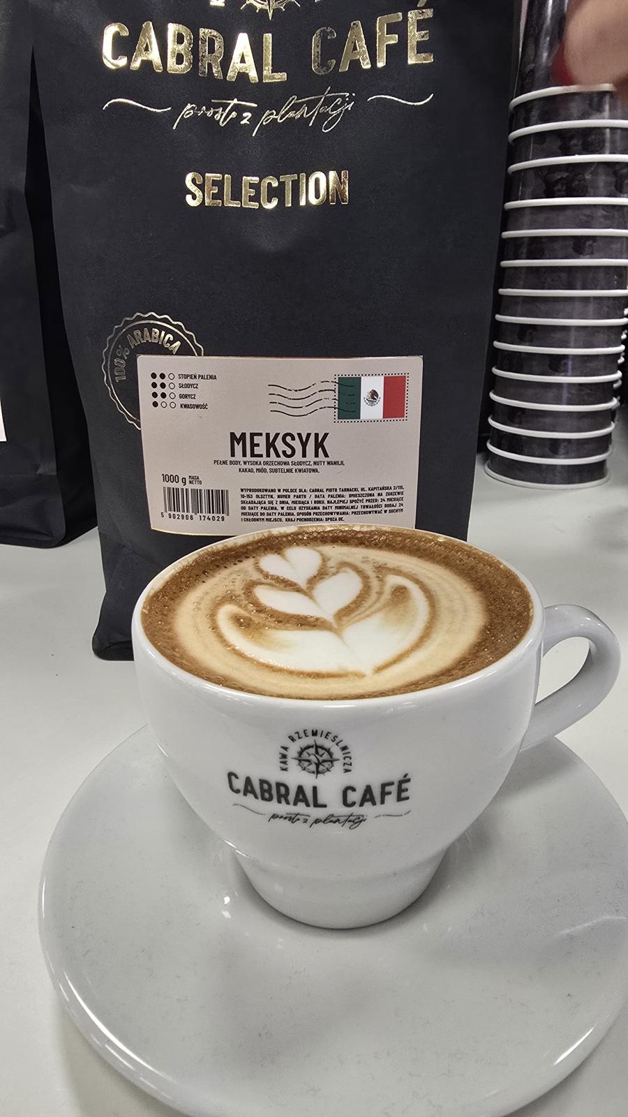 Filiżanka 200 ml Cabral Cafe ze spodkiem - Americano & Doppio
