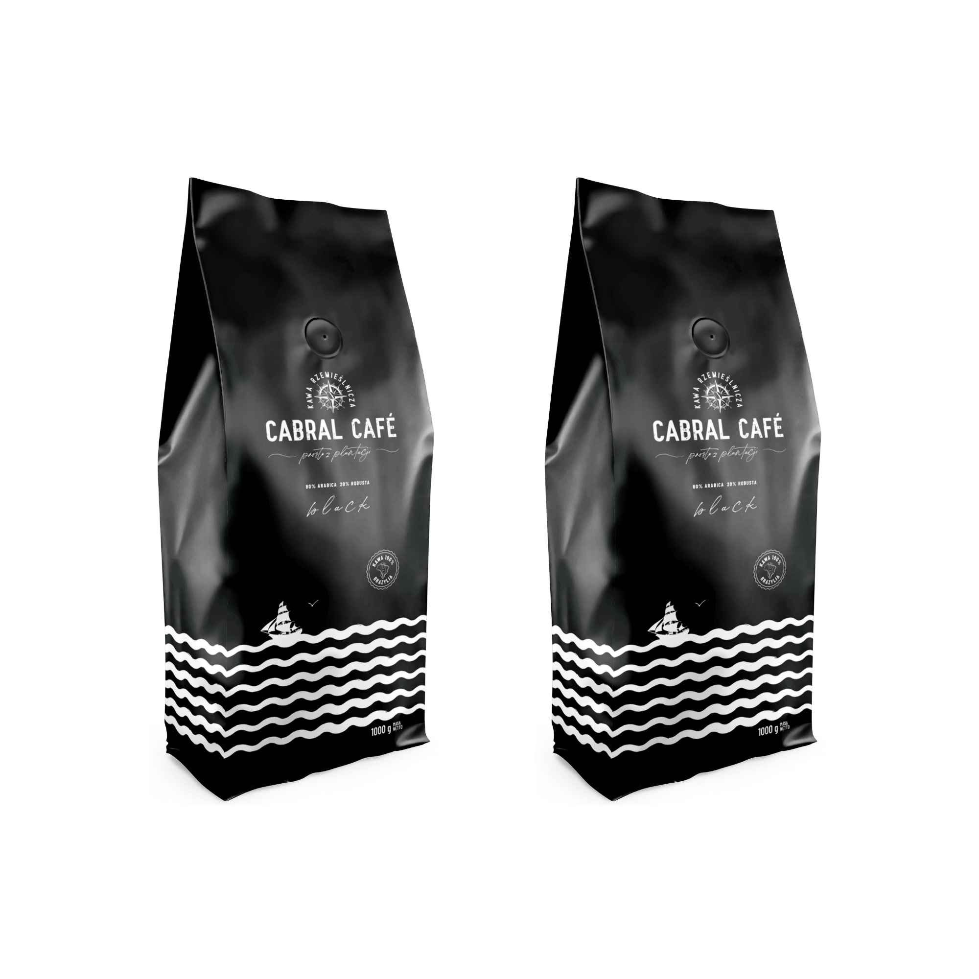 Kawa ziarnista CABRAL CAFE Black (Rzemieślnicza) 1 kg