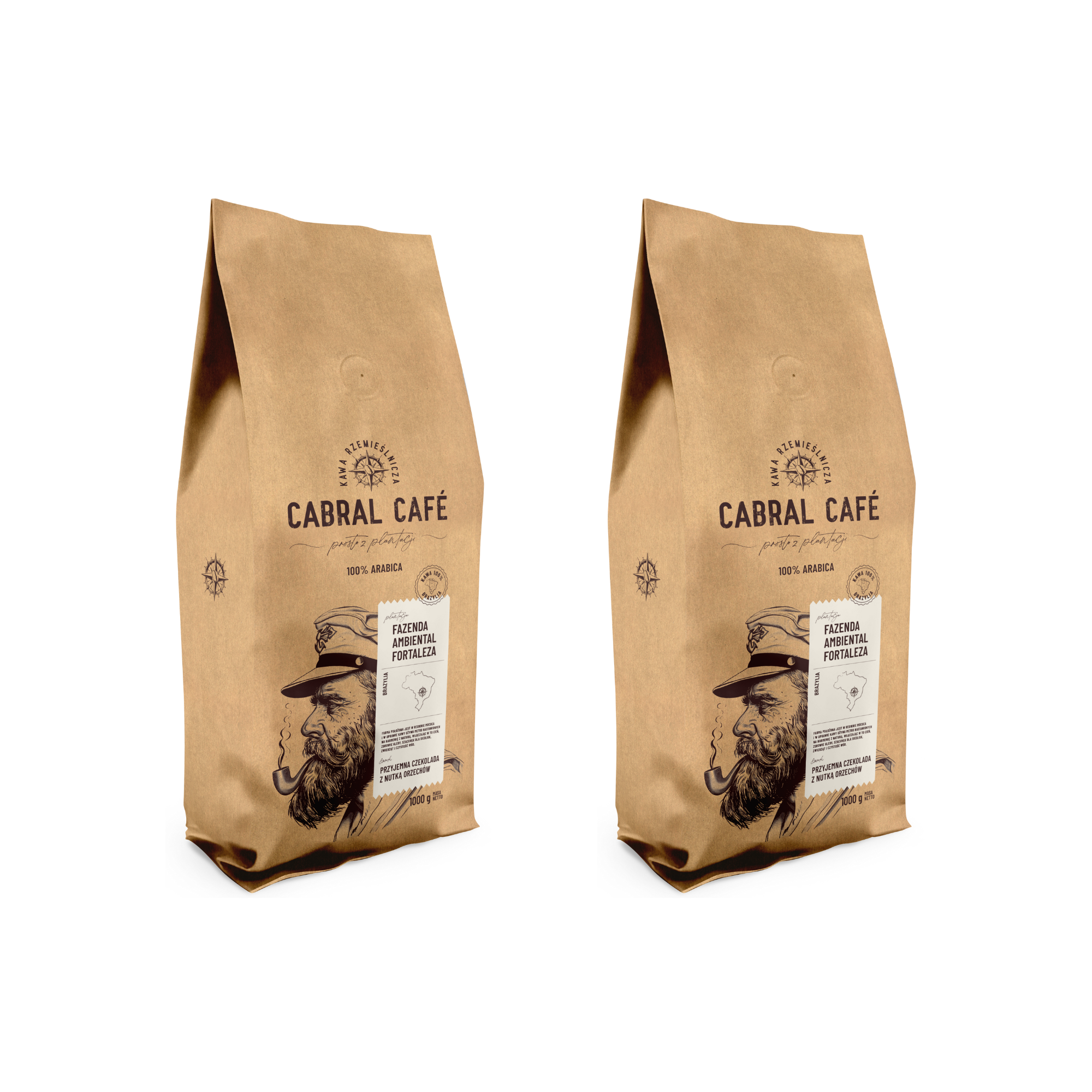 Kawa ziarnista CABRAL CAFE Fazenda Ambiental Fortaleza (Rzemieślnicza) 1 kg