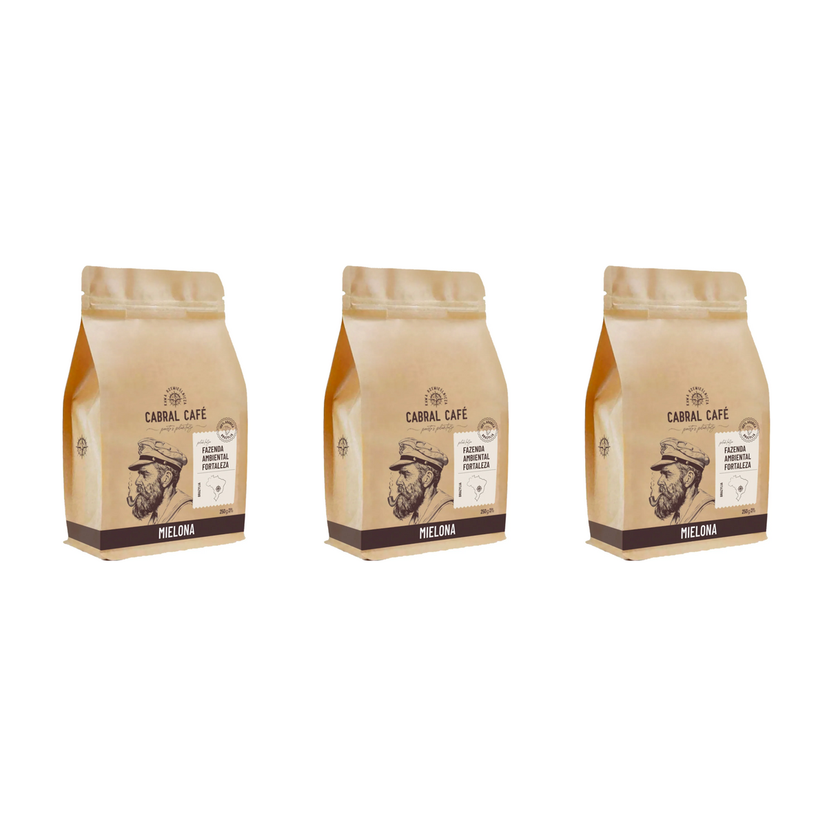 Kawa mielona CABRAL CAFE Fazenda Ambiental Fortaleza (Rzemieślnicza) 3 x 250 gram