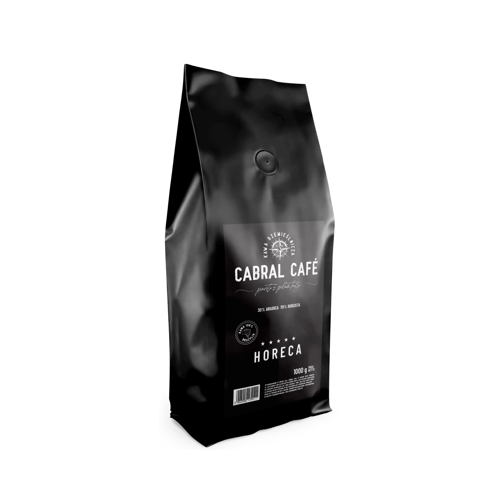 Кава в зернах CABRAL CAFE Crema (кустарна) 1 кг