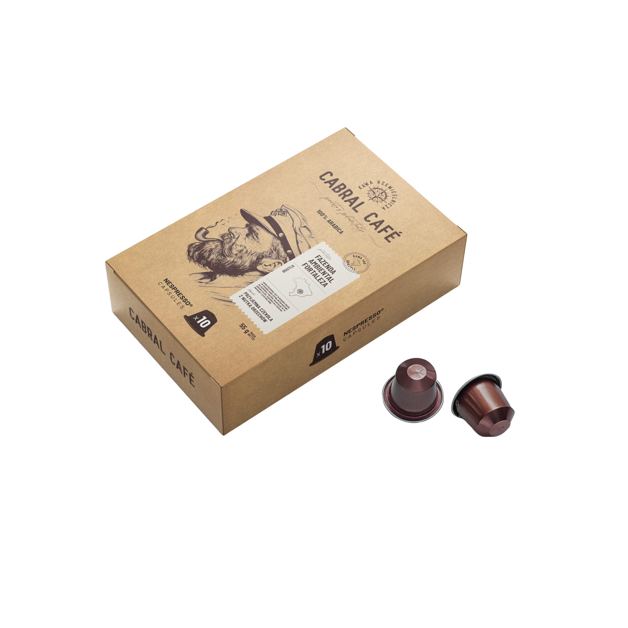 Kapsułki CABRAL CAFE Fazenda Ambiental Fortaleza do ekspresu Nespresso