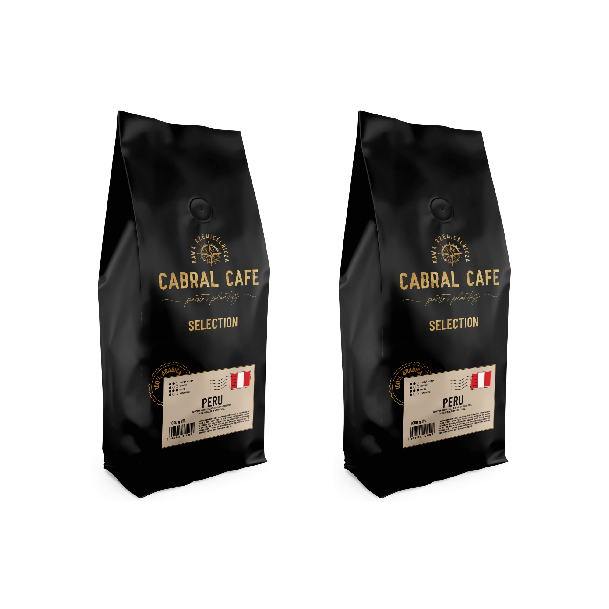 Kawa ziarnista CABRAL CAFE Selection Peru 1 kg