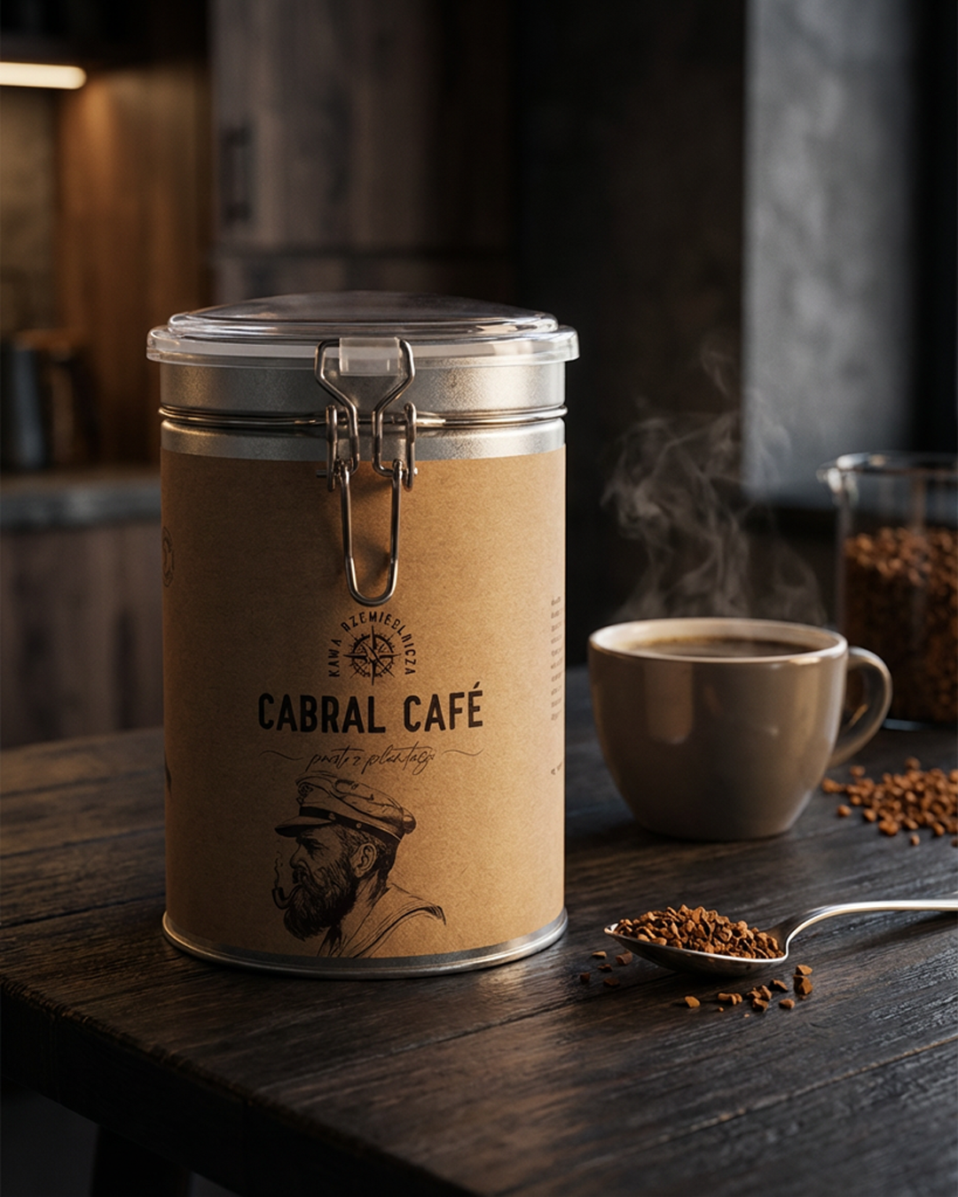 Puszka do kawy o pojemności 250 gramów